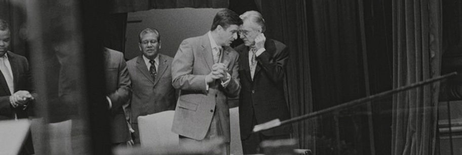 Carter Conlon with David Wilkerson